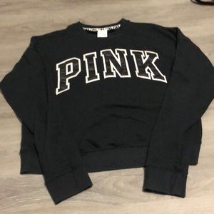 Victoria’s Secret PINK Black Everyday Lounge Campus Crew